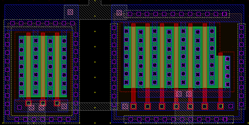 PMOS Layout Section